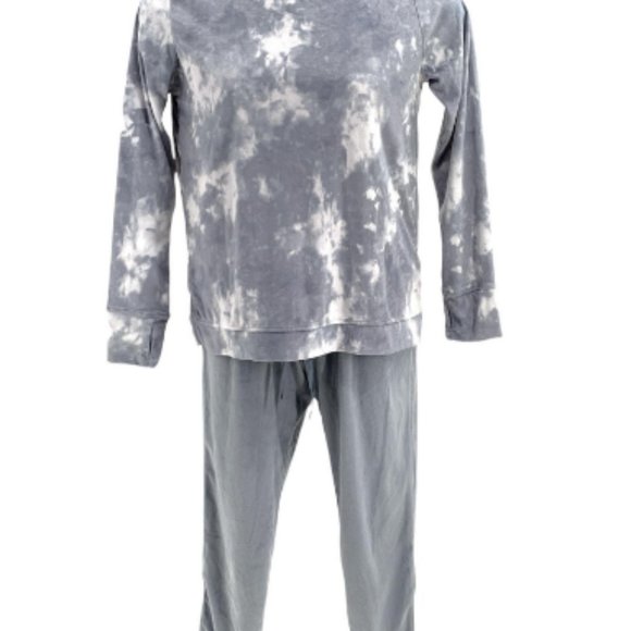 Cuddl Duds Other - Cuddl Duds Soft Velour Fireside Lounge Set Soft Quarry Tie Dye - Medium